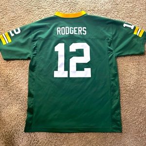 Aaron Rodgers Youth GreenBay packer jersey SizeXL 18/20